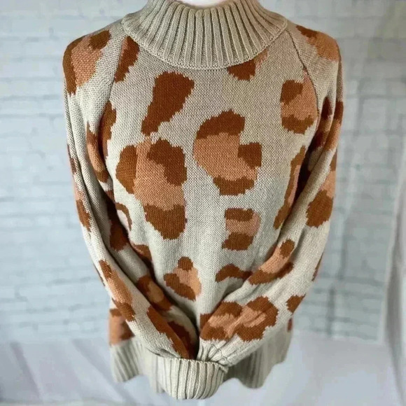 Vici dolls Very j giraffe balloon oversized sweater woman’s size M boutique cute - Picture 7 of 15